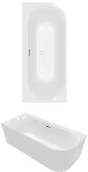Villeroy & Boch Loop & Friends Oval Duo Vorwand-Badewanne 170 x 75 cm für Eckeinbau links weiß alpin (UBA170LOF9CL00V-01) Villeroy & Boch Loop & Friends Oval Duo Vorwand-Badewanne 170 x 75 cm für Eckeinbau links weiß alpin (UBA170LOF9CL00V-01)
