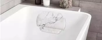 Kleine Wolke Nackenpolster MARBLE Anthrazit 32 x 22 cm
