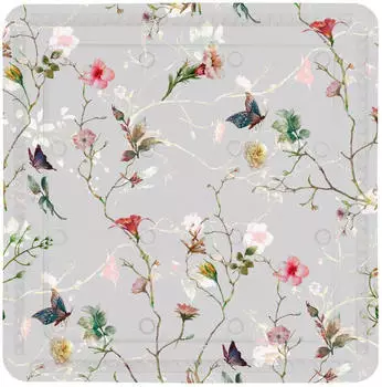 Kleine Wolke Duscheinlage FLORES Multicolor 55 x 55 cm