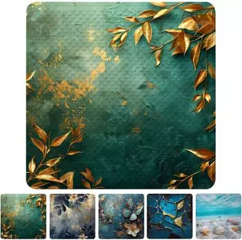 Sanilo Greego Badematte Quadratisch Gelb Kunststoff 53x53cm
