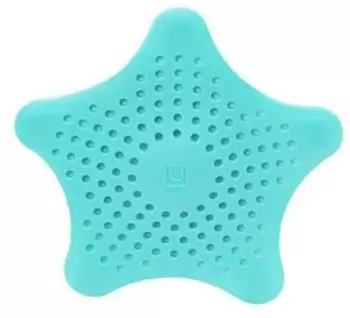 Umbra Starfish Haarsieb Abflusssieb Kunststoff T&uuml;rkisgr&uuml;n (023014-276)