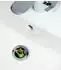 Sanilo Waschbeckenstöpsel Frosch Grün, Messing/Kunststoff, Ø4cm