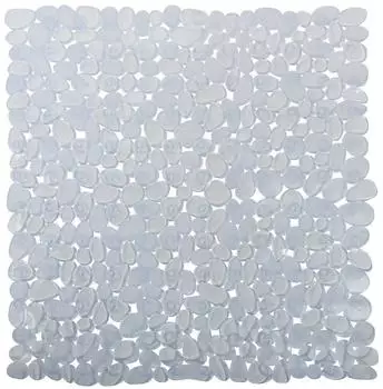 MSV Duscheinlage Kieselstein-Optik 53x53cm transparent (PEBBLE)