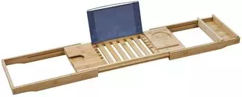 Svita ORI Badewannenablage Bambus, ausziehbar 71-105cm (97276)