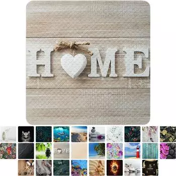 Sanilo Badematte "Home" quadratisch, PVC, braun, 53x53cm