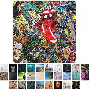 Sanilo Badematte "Graffiti" rutschfest, quadratisch, 53x53cm (Graffiti)