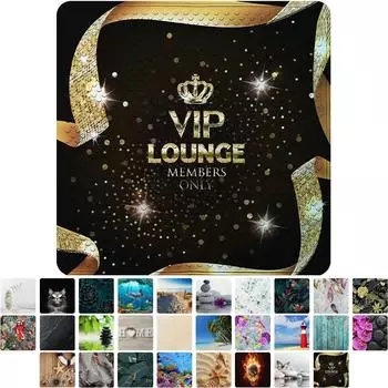Sanilo Badematte "VIP Lounge" 53x53cm, quadratisch, schwarz