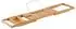 HomCom Badewannenablage verstellbar 70-105cm, Bambus, braun