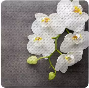 Sanilo Badematte "Pretty" quadratisch, grau, 53x53cm