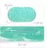 Relaxdays Badewannenmatte Steinoptik, rutschfest, grün, 68x35,5cm (10034472_53)