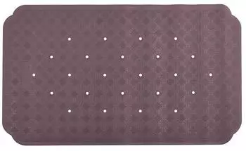 Spirella Ruby Duschmatte 53x53cm, Naturkautschuk, pflaume (10.20460)