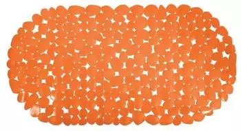 MSV Badewanneneinlage Galets PVC 68x35cm orange (143620)