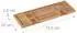 Relaxdays Badewannenablage Bambus 73,5cm (Badewannen-Caddy)