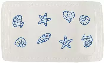 Spirella Duschmatte CONCHA rutschfest, antibakteriell, 55x55cm (10.05452)