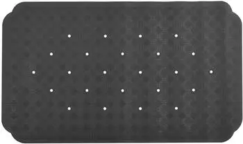 Spirella Ruby Badewanneneinlage Naturkautschuk dunkelgrau 70x40cm (10.20455)
