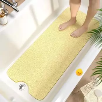 LuxusKollektion Badewannenmatte rutschfest, beige, 100x40cm