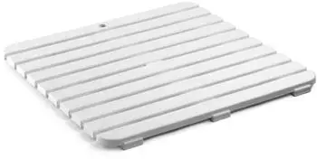 Tatay Quadratische Duschmatte Polypropylen Holzoptik 55x55cm (5530001)