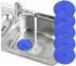 Maximex Universal Abfluss-Stöpsel Silikon blau, 5er-Set, Ø11cm (88573415-0)