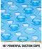 LuxusKollektion Badewannenmatte rutschfest, blau, 89x40cm, BPA-frei, schimmelresistent