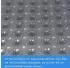 LuxusKollektion Duschmatte rutschfest, PVC, transparent grau, 70x70cm, quadratisch