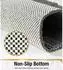 LuxusKollektion Duschmatte rutschfest, PVC-Luffa, grau, 53x53cm