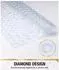 LuxusKollektion Duschmatte rutschfest, transparent, 53x53cm, PVC