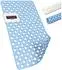LuxusKollektion Badewannenmatte rutschfest 70x38cm TPE, blau, schimmelresistent