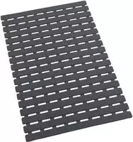 WENKO Wanneneinlage Mod. Arinos Grau 63 x 40 cm 23124100