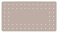 Wanneneinlage Mirasol Taupe, 69 X 39 Cm, Taupe, Naturkautschuk Taupe - Taupe - Wenko