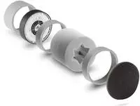LUNO Einschub f&uuml;r Radiall&uuml;fter RA 15-60 Abluftger&auml;t zur Entl&uuml;ftung D160mm...