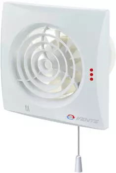Vents Quiet 125 V Axialer Abluftventilator 125mm mit Zugschalter (Quiet 125 V)