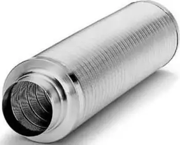 Helios SDE 160 Flexibler Rohrschalld&auml;mpfer elastisch, L&auml;nge 1m (00790)