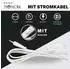TronicXL Inline-Lüfter 100mm 230V mit Schalter und Stecker