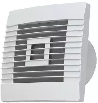 airRoxy Prestige 120 ZG PS Badezimmerlüfter mit Jalousie und Kabelschalter (RX 01-031)