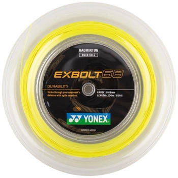 Yonex Badmintonsaite Exbolt 68 gelb 200m (NB68EXBC-19)