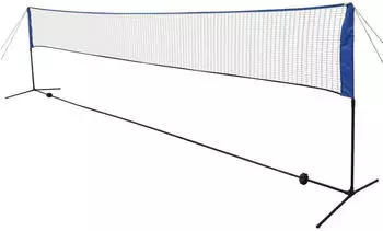 vidaXL Badmintonnetz mit Federbällen (91182)
