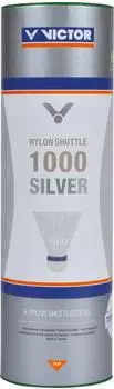 Victor Nylon Shuttle 1000 Silver (schnell, gelb, 6 Stück)