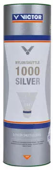 Victor Nylon Shuttle 1000 Silver (langsam, weiß, 6 Stück)