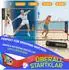 Kesser Badminton- & Tennisnetz, höhenverstellbar, 300/400/500cm, mit Gestell & Transporttasche