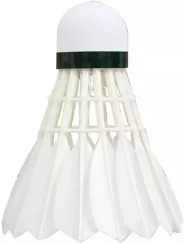 Talbot Torro Hit 750 Badmintonball slow, weiß, 6er-Pack (479082)