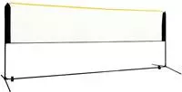 vidaXL Badmintonnetz Verstellbar 400x103x94-158 cm Metall