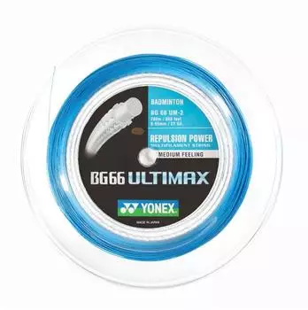 Yonex BG 66 Ultimax Badmintonsaite blau 200m