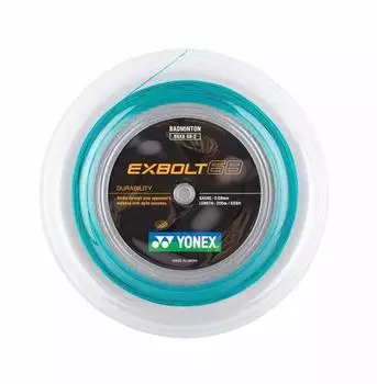Yonex Exbolt 68 Badmintonsaite türkisblau 0,68mm 200m