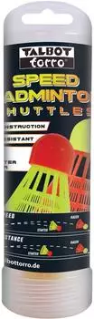 Talbot Torro Speed Badminton Shuttles 6er-Dose, gelb (490182)