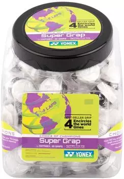 Yonex Super Grap Overgrip weiß, 60er Pack