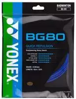 Yonex NB80S6_1-14, Yonex Badmintonsaite BG80 (Kontrolle+Touch) royalblau 10m...
