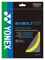 Yonex NB65EXBS2-19, Yonex Badmintonsaite Exbolt 65 (Kontrolle) gelb 10m Set,