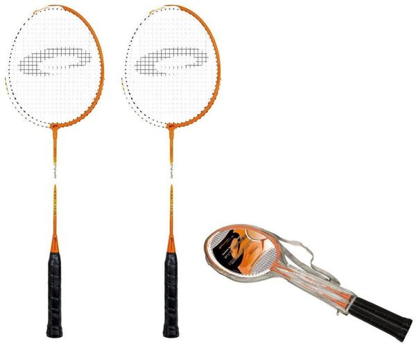 Spokey Badmintonschläger Set FIT ONE mit Tasche, orange