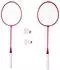 Donnay Badminton-Set mit Netz, 2 Personen, inkl. Schläger, Federbälle & Tasche