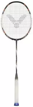 Victor Auraspeed 100X TD Badmintonschläger 4U/G5, schwarz/orange, unbesaitet (303391)